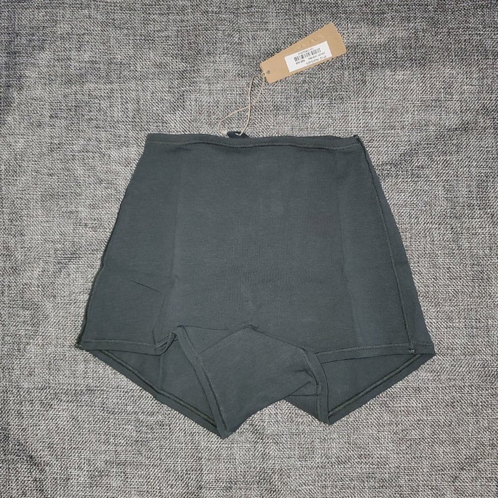 NWT SKIMS XXS Cotton Jersey Boyshort DEEP SEA